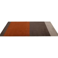 Stripes Rug Sand/Terracotta, 90x200 cm