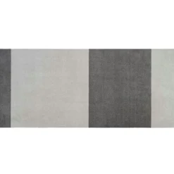 Stripes Rug Steel Grey / Light Grey, 90x200 cm