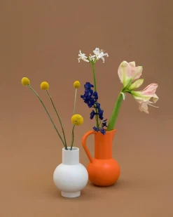Strøm Vase 16 cm, Vibrant Orange