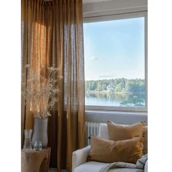 Sunshine Curtain With Heading Tape 140x250 cm, Seaweed