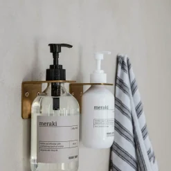 Supply Wall Bracket, Brushed Brass Finish