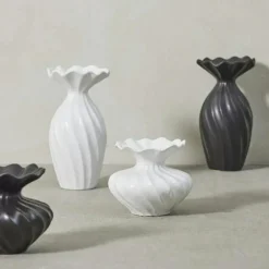 Susille Vase 14 cm, White