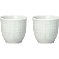 Swedish Grace Egg Cups 4 cl 2-pack, Oat