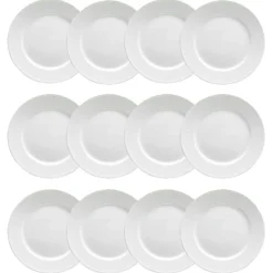 Swedish Grace Plate 27 cm Snow (White), 12 Pcs