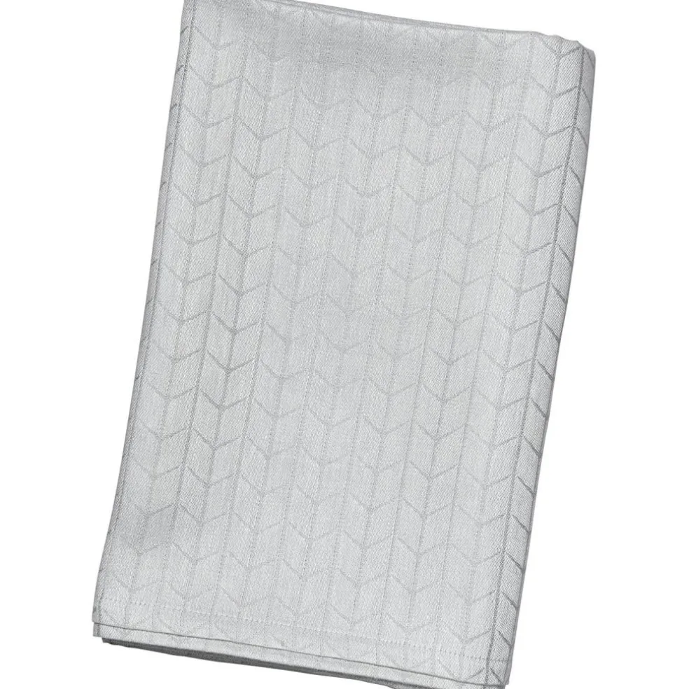 Swedish Grace Tablecloth 145x270 cm, Fog (Light Grey)