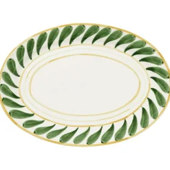 Swirl Serving Plate 32 cm, Green