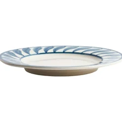 Swirl Side Plate 22 cm, Blue