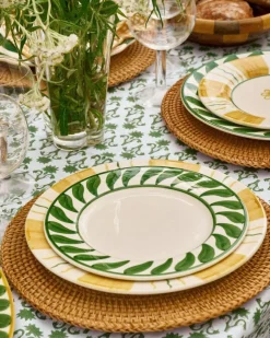 Swirl Side Plate 22 cm, Blue