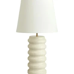 Swirl Table Lamp, Oatmeal