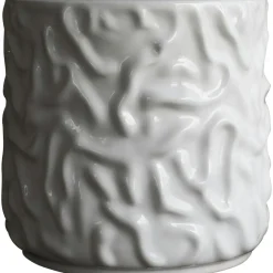 Swoon Pot Shiny White Ø23 cm, Shiny White