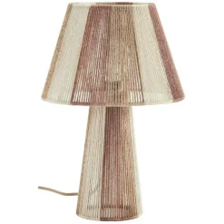 Table Lamp Jute, Off-white/Cinnamon