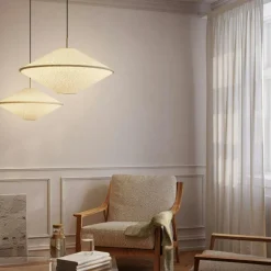 Tafta Pendant Ø52 cm Black/Off-white