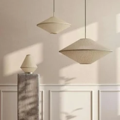 Tafta Pendant Ø52 cm Black/Off-white