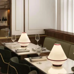 Tafta Table Lamp Portabel, Natural