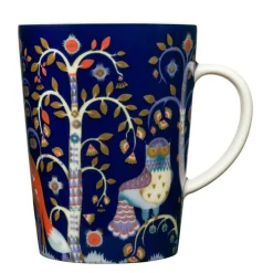 Taika Mug 40 cl, Blue / Cherry
