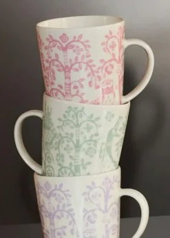 Taika Mug 40 cl, Blue / Cherry