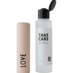 Take Care Hand Sanitiser + dispenser, Love