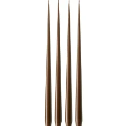 Taper Candle Lacquered 42 cm 4-pack, Ivory