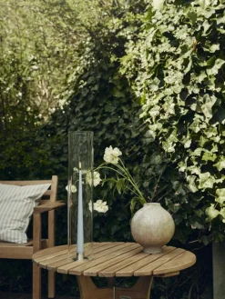 Taper Candles Matte 32 cm 12-pack, Dusty Blue