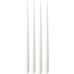 Taper Candles Matte 42 cm 4-pack, Nougat Note
