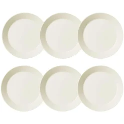 Teema Plate 21 cm White, 6 Pcs