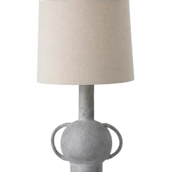 Terrakotta Table Lamp, Grey