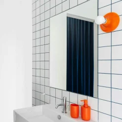 Teti Wall/Ceiling Lamp, Transparent Orange