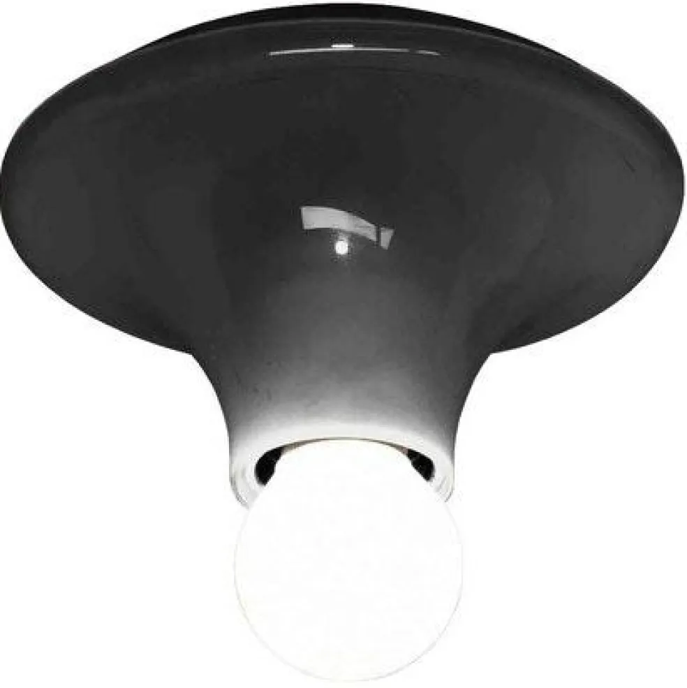 Teti Wall/Ceiling Lamp, Transparent Orange