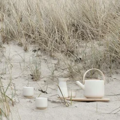 Theo Tea Mug With Coaster, Black