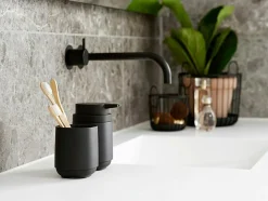 Time Toothbrush Holder, Black