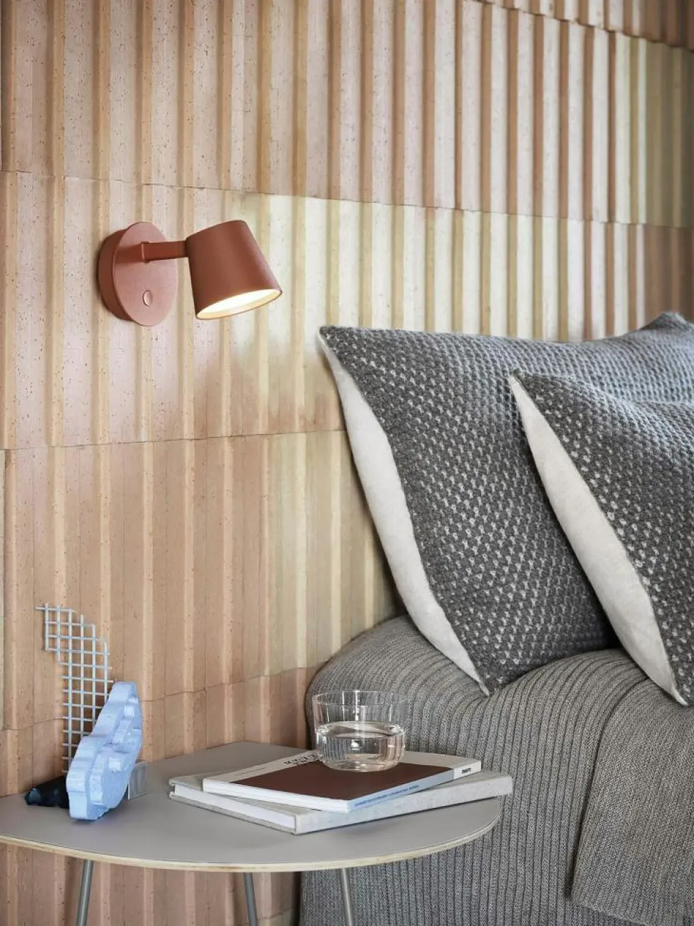 Tip Wall Lamp, Copper Brown