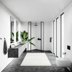 Toilet Roll Holder, Black