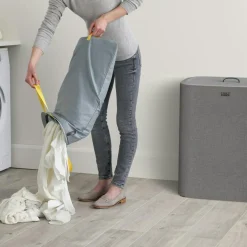 Tota Trio Laundry Basket 90 L, Black