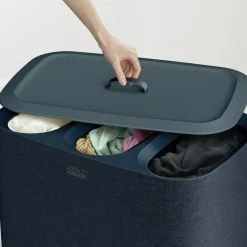 Tota Trio Laundry Basket 90 L, Black