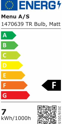 Tr Bulb Pendant, Matte / Black