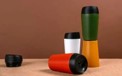 Travel Mug With Locking Function 24 cl, Yellow