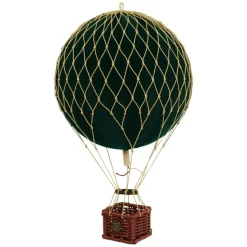 Travels Light Air Balloon Velvet Ø18 cm, Blue