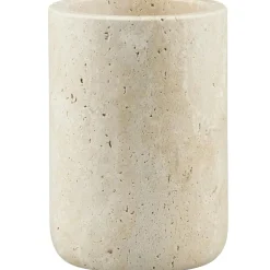 Travertine Toothbrush Holder 10 cm