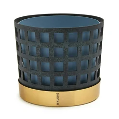 Trio Flowerpot Medium Square, Blue