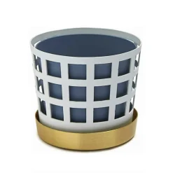 Trio Flowerpot Small Square, White