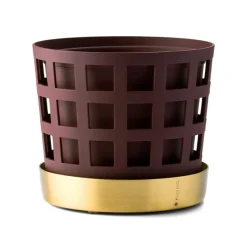 Trio Square Pot Dark Red, Ø12 cm / Small