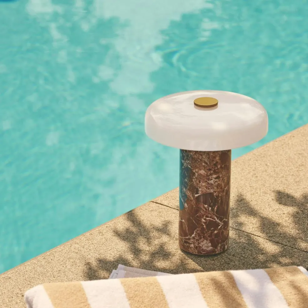 Trip Table Lamp Portable, Dark Emperador