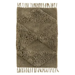 Tufted Bath Mat 60x90 cm, Brown