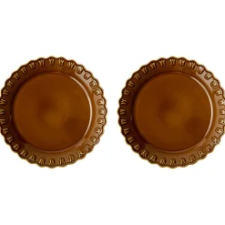 Tulipa Plate 26 cm 2-pack, Almost Black