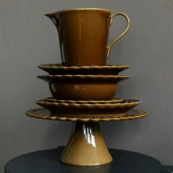 Tulipa Plate 26 cm 2-pack, Almost Black