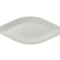 Tulipa Serving Dish 20x45 cm, White