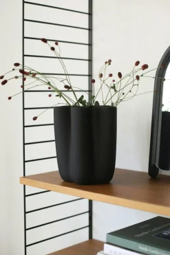 Tulipa Vase H20 cm, Black