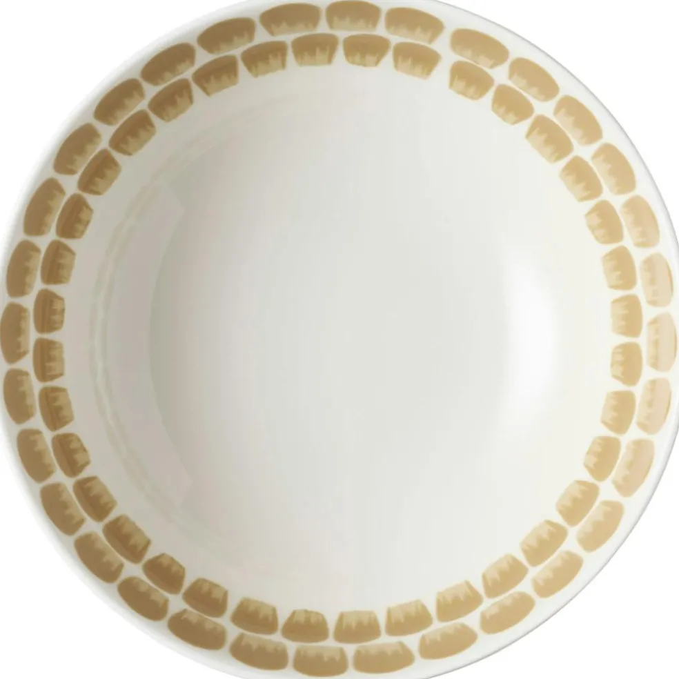 Tuokio Deep Plate Beige, 24 cm