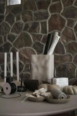 Twine Candle Holder Ø14 cm, Beige