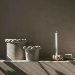 Twine Pot Small, Mole